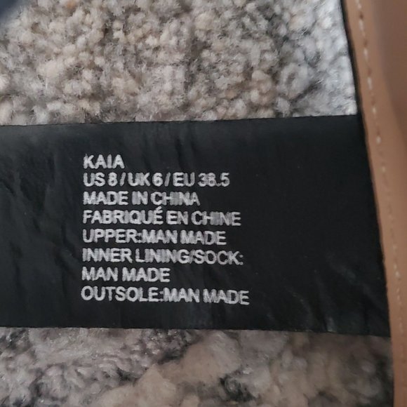 JustFab Women's KAIA Strappy Block Heeled Sandals Black Size 8 NWOT - Picture 8 of 16